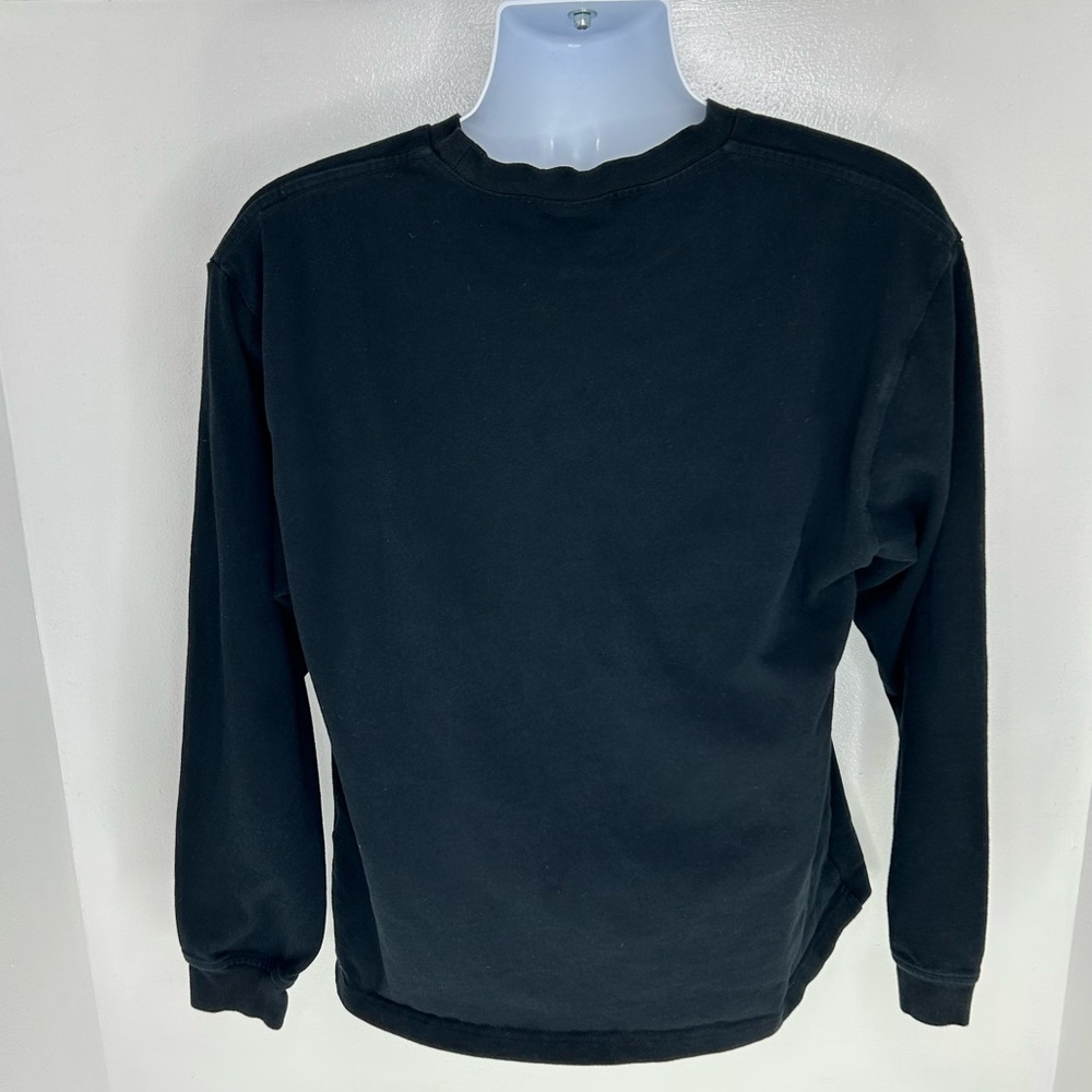 Pleasures Shatter Long Sleeve‎ T Shirt Size Large Streetwear Crewneck Black Logo - Picture 6 of 11